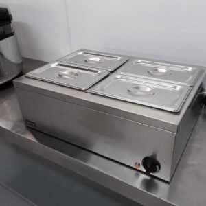 Used Lincat LBM2W 4 Pot Wet Dry Bain Marie For Sale