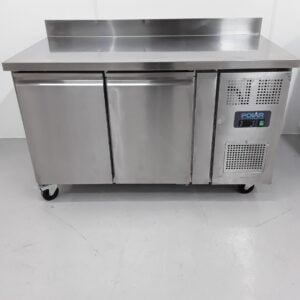 Ex Demo Polar DL914 2 Door Bench Fridge For Sale