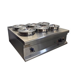 Brand New Heittox 6 Pot Wet Bain Marie EBM6R