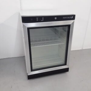 Used Tefcold Single Door White Under Counter Display Freezer 200L UF200VG