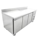 Brand New Diaminox Stainless Steel Triple Bench Fridge With Upstand 403L VCU180R-1