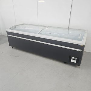 New B Grade Tefcold High Vision Supermarket Display Freezer 1030L SUPER 250DE RAL7016