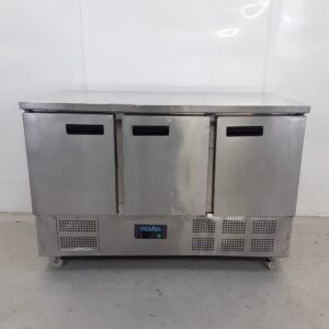 Used Polar G622 Stainless Bench Fridge For Sale