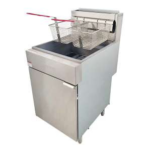 Brand New Heittox Freestanding Gas Fryer 5 Burner Twin Basket FF5G