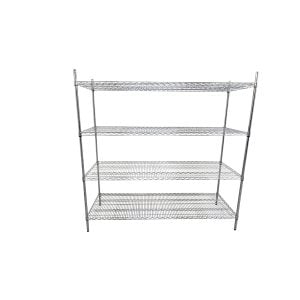 Brand New Diaminox Chrome Kitchen Storage Rack 150cm WR15