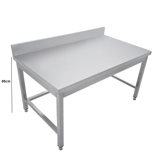 Brand New Diaminox Stainless Low Height Machine Table With Upstand AT120 120cm Wide