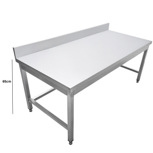Brand New Diaminox Stainless Low Height Machine Table With Upstand AT150 150cm Wide