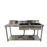 New B Grade Diaminox Stainless Steel Double Sink