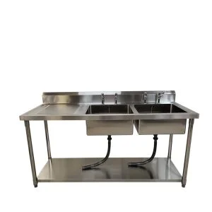 New B Grade Diaminox Stainless Steel Double Sink