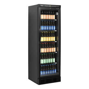 CEV425 BLACK Glass Door Merchandiser