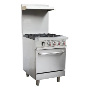 Brand New Infernus 4 Burner Range Oven with Splashback INF-RGR24X