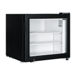 UF50G Black Glass Door Display Freezer