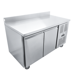 Brand New Diaminox Stainless Steel Double Bench Fridge With Upstand 261L VCU135R