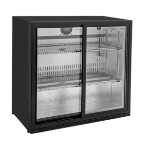 New B Grade Sterling Pro BBS220SLIDING Sliding Double Bottle Fridge