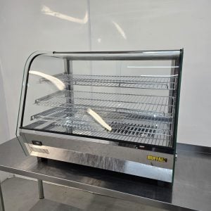 New B Grade Buffalo Heated Table Top Display 160 Litre CD232