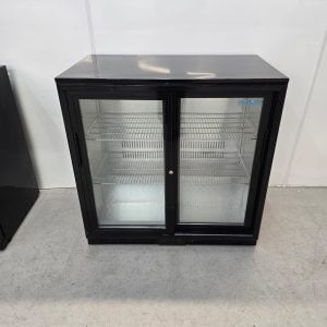 New B Grade Polar Double Sliding Display Bottle Fridge 208 Litre GL003