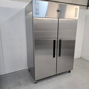 New B Grade Polar Forced Air Double Door Upright Fridge Stainless Steel 1200 Litre PG594