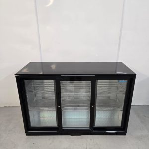 New B Grade Polar Triple Glass Door Bottle Fridge 330 Litre GL006