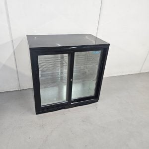 New B Grade Polar Double Sliding Display Bottle Fridge 208 Litre GL003