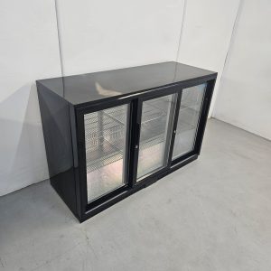 New B Grade Polar Triple Glass Door Bottle Fridge 330 Litre GL006