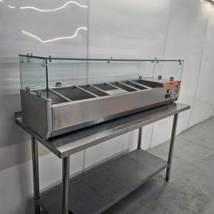 New B Grade Host Countertop Prep Fridge 7 x GN 1/4 HT151