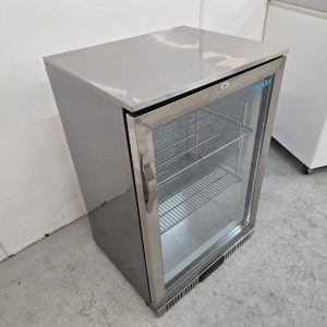 New B Grade Polar Single Stainless Glass Door Bottle Fridge 138L GL007
