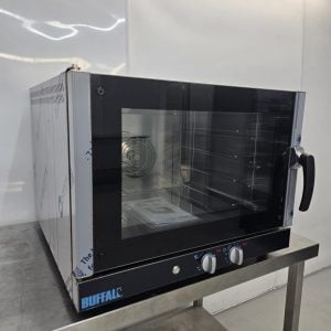 New B Grade Buffalo Convection Oven with Humidity 4x GN 1/1 Single Phase CU769