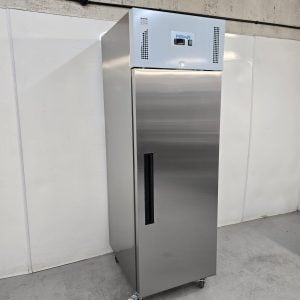 New B Grade Polar Stainless Single Forced Air Upright Fridge 600 Litre PG592