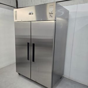 New B Grade Polar Forced Air Double Door Stainless Upright Freezer 1200 Litre PG595