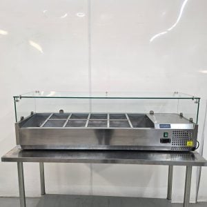 New B Grade Polar Countertop Prep Fridge 4x GN 1/3 & 1x 1/2GN GH261