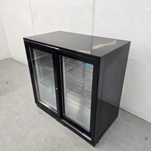 New B Grade Polar Double Door Bottle Fridge Sliding Doors 208 Litre GL003