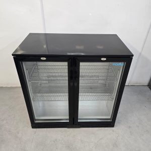 New B Grade Polar Double Door Bottle Fridge With Hinged Doors 208 Litre GL002