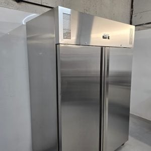 New B Grade Polar Double Door Stainless Upright Freezer 1300 Litre UA053