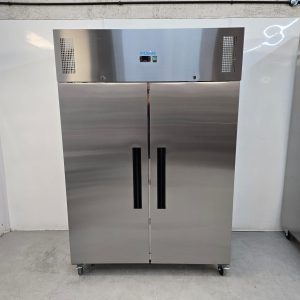 New B Grade Polar Double Door Stainless Upright Fridge 1200L G594