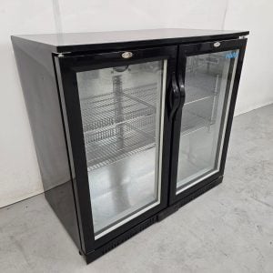 Ex Demo Polar Double Hinged Display Bottle Fridge 198 Litre GL012