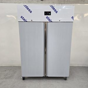 New B Grade Tefcold Double Door Stainless Upright Freezer 1166 Litre GUF140