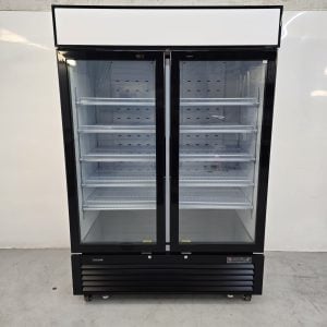 New B Grade Tefcold Double Door Upright Display Fridge 1108 Litre LGC5000