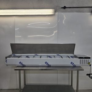New B Grade Tefcold Gastronorm Topping Shelf With Lid GVC33-200 S/S