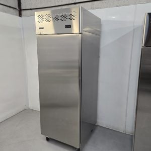 New B Grade Tefcold Single Door Stainless Steel Upright Fridge 670 Litre CAR650