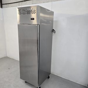 New B Grade Tefcold Single Door Stainless Upright Freezer 410 Litre CAF410