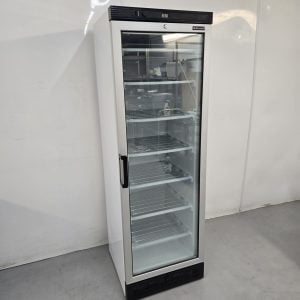 New B Grade Tefcold Single Door White Display Freezer 300 Litre UFFS370G