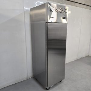 New B Grade Tefcold Single Door Stainless Steel Upright Fridge 410 Litre CAR410