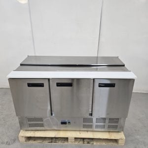 New B Grade Polar Saladette Counter Fridge 368 Litre G607