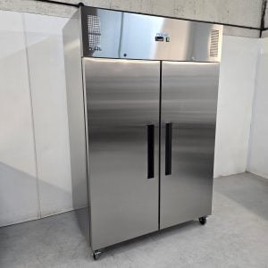 New B Grade Polar Forced Air Double Door Stainless Upright Fridge 1200 Litre PG594