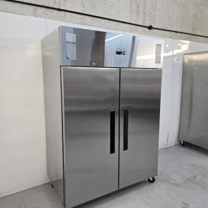 New B Grade Polar Double Door Stainless Upright Fridge 1200 Litre G594