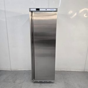 New B Grade Polar Single Door Stainless Steel Upright Fridge 400 Litre PC004