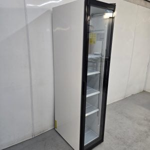 New B Grade Polar Slimline Upright Display Fridge with Hinged Door 300 Litre CS586