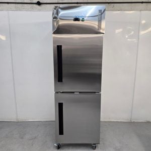 New B Grade Polar Upright Stable Door Gastro Freezer Stainless 600 Litre PG054