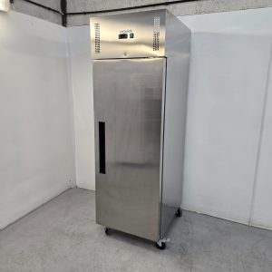 New B Grade Polar Single Door Stainless Forced Air Upright Fridge 600L PG592