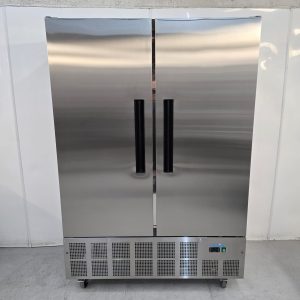 New B Grade Polar Double Door Slimline Freezer Stainless 960 Litre GD880